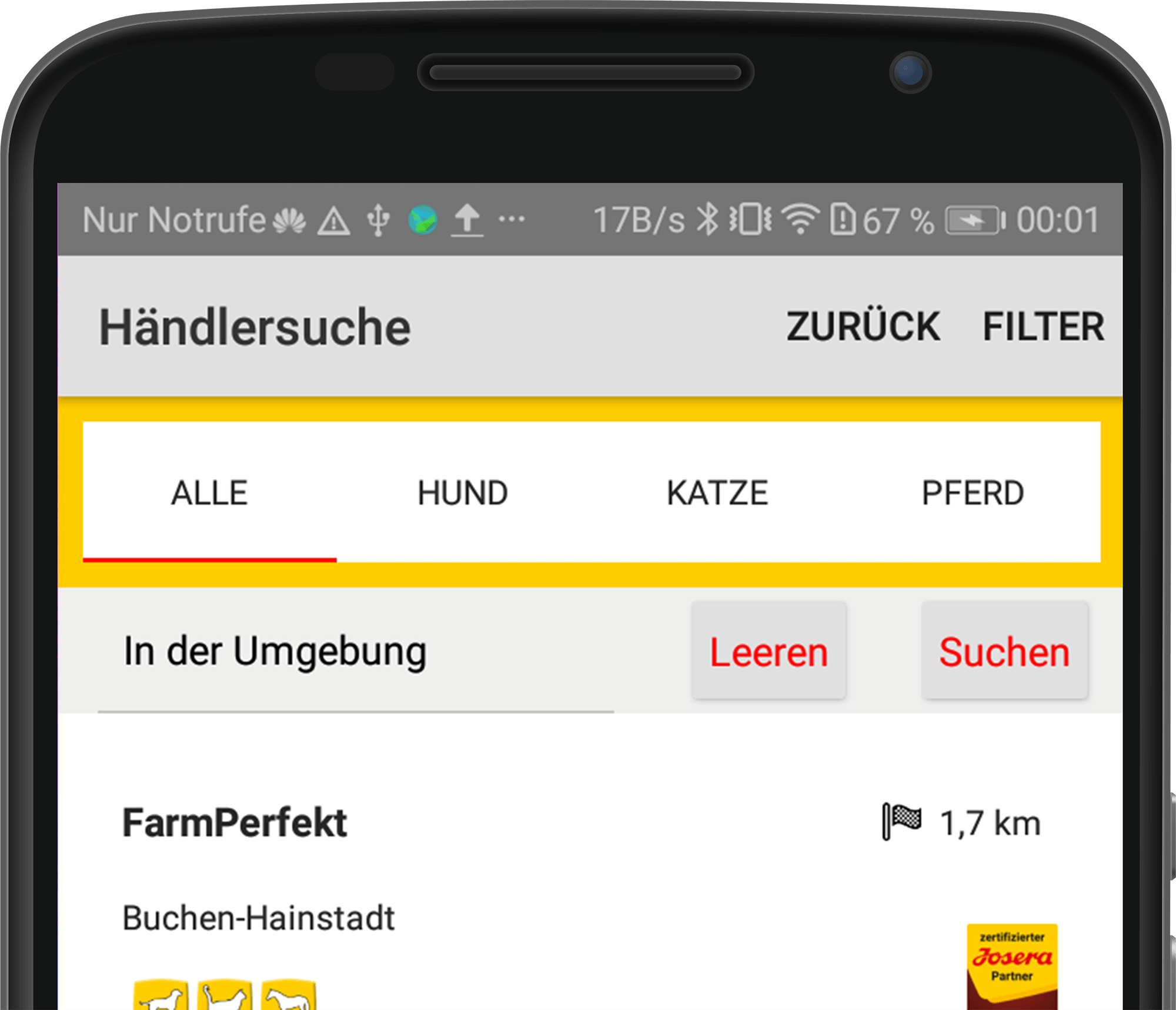 Noch schneller Futter finden