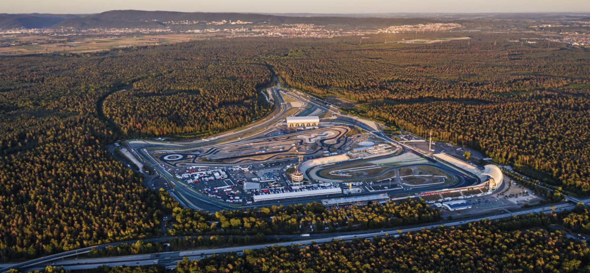 Hockenheimring Luftaufnahme