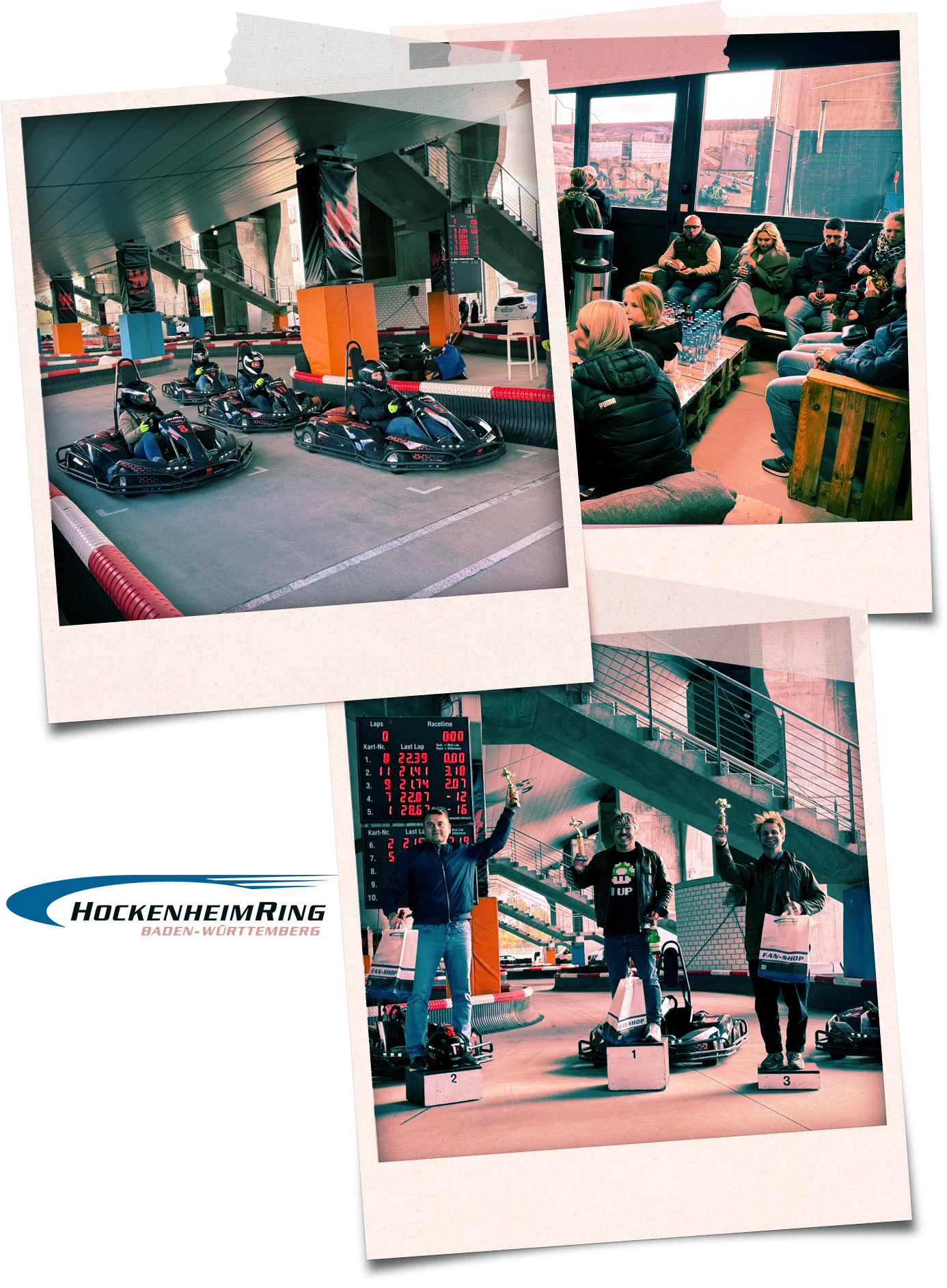 Bilder vom Glanzbox Warmup und Hockenheimring-Logo