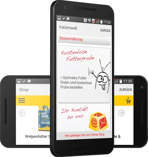 Mobile Tiernahrung